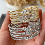 Chunky crystal cuff