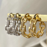Pave chain hoop