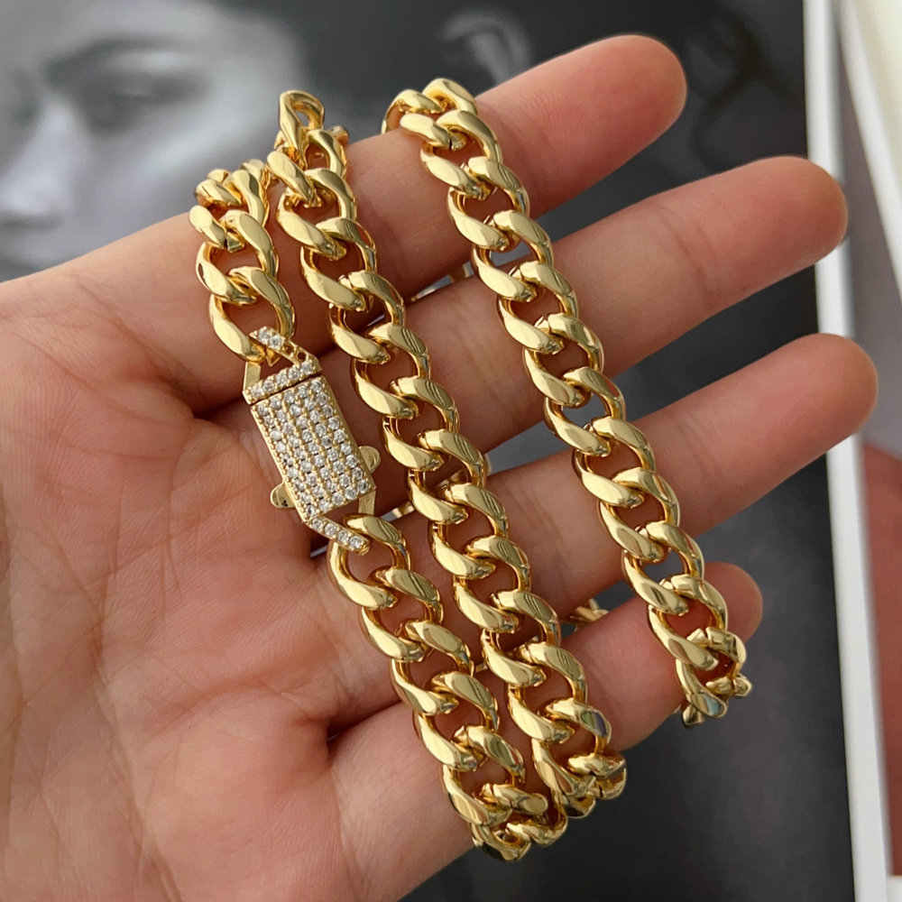 Cuban chain chunky necklace  50cm