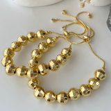 Brass bead bracelet