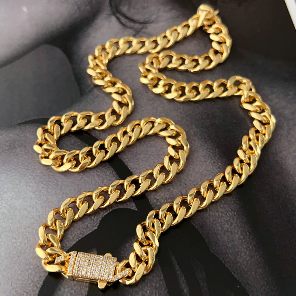 Cuban chain chunky necklace  50cm