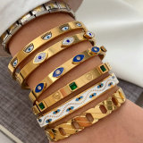 Stainless steel eye bangle