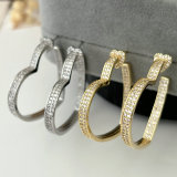 Chunky heart hoop
