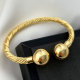 Chunky twist ball bracelet
