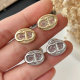CD pearl earrings