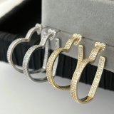 Chunky heart hoop