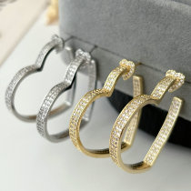 Chunky heart hoop