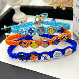 Handmade LV bead bracelet