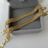 Chunky cuban chain bracelet