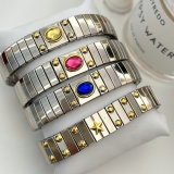Stainless steel star elastic bracelet