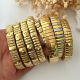 Stainless steel elastic bracelet
