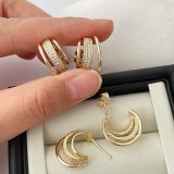 Pave basic earrings