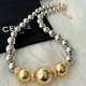 Chunky ball necklace