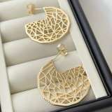 Chunky round earrings