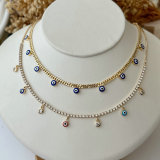 Thin chain with eye charm