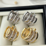 Chunky zircon hoop