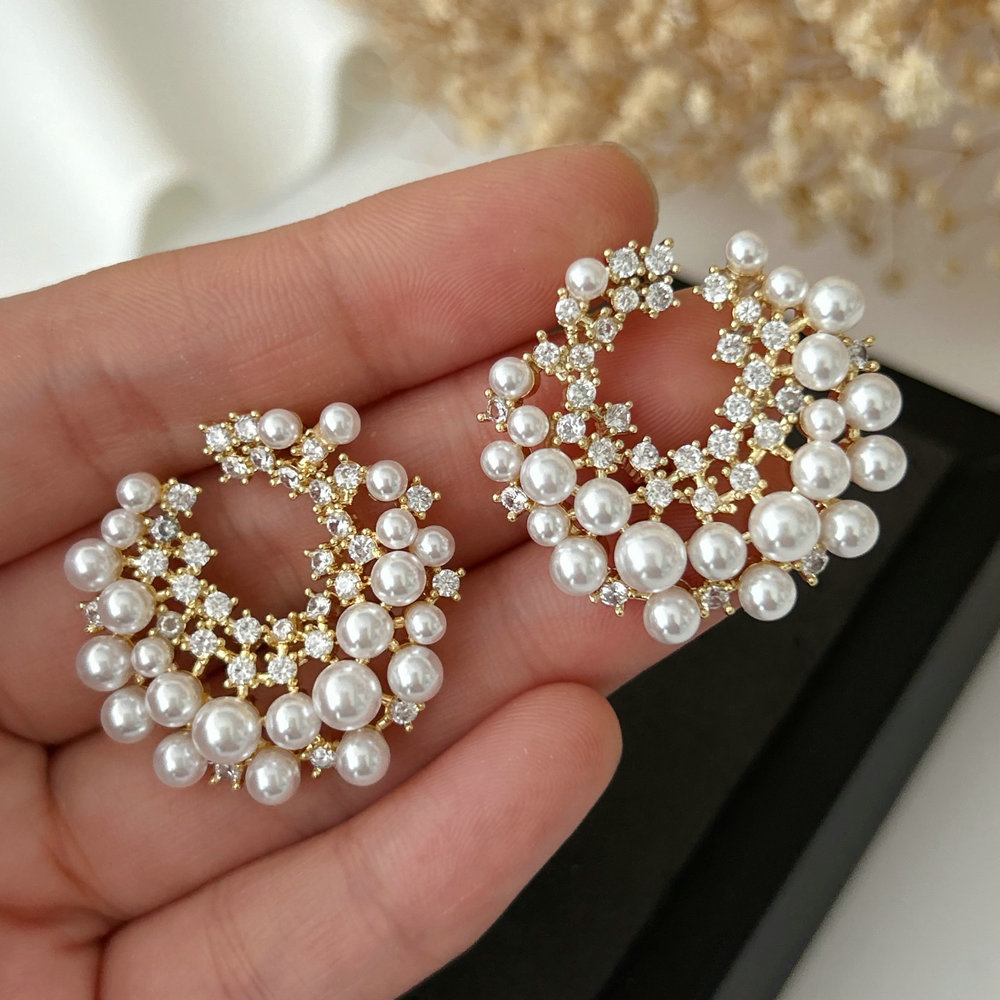 Pearl earrings