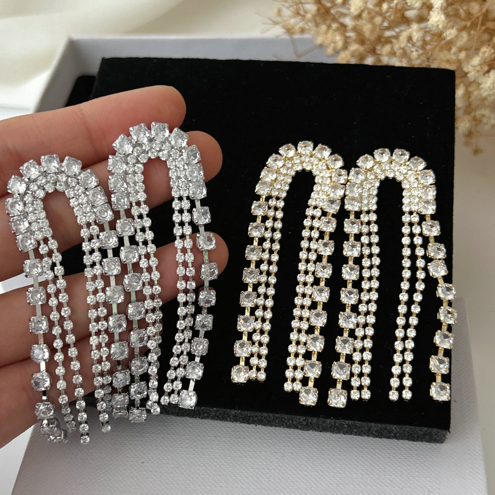 Party chunky tassel earrings