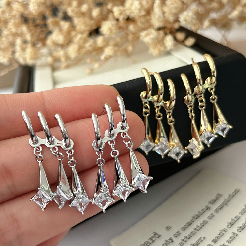 arrow charm earrings