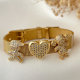 Boys and Girls Heart Belt Bracelet