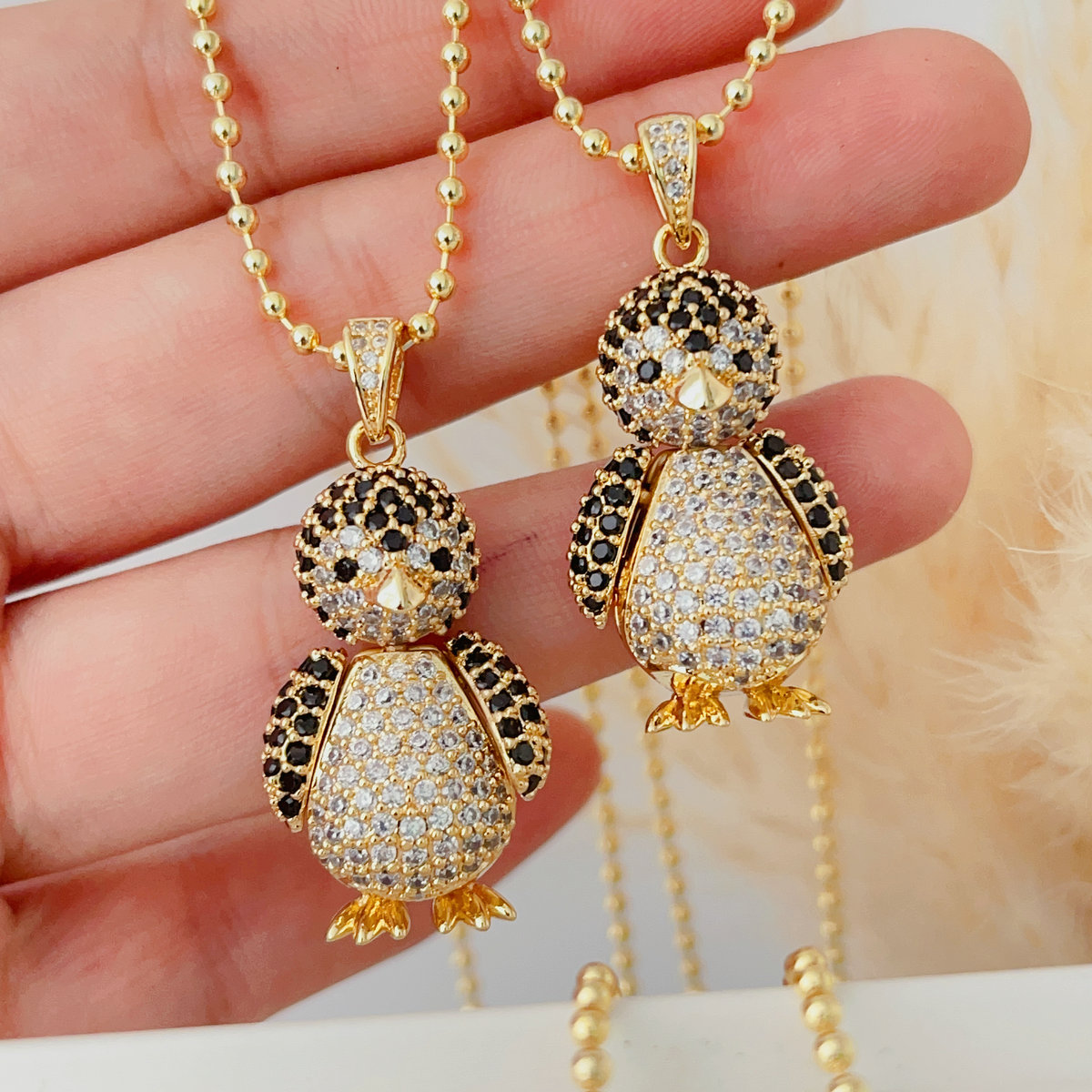 Penguin Pendant Necklace