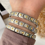 Elastic stainless steel bracelet