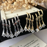arrow charm earrings