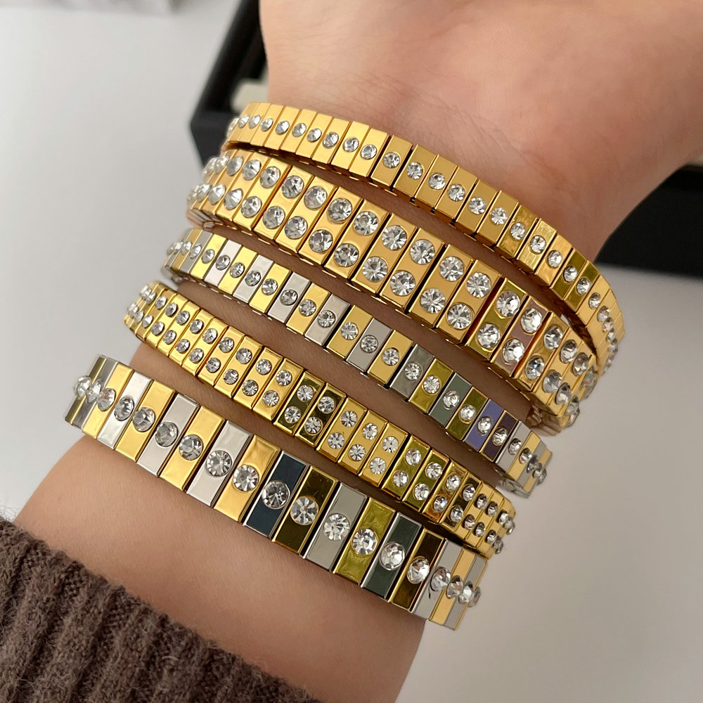 Copy Pave heart bracelet