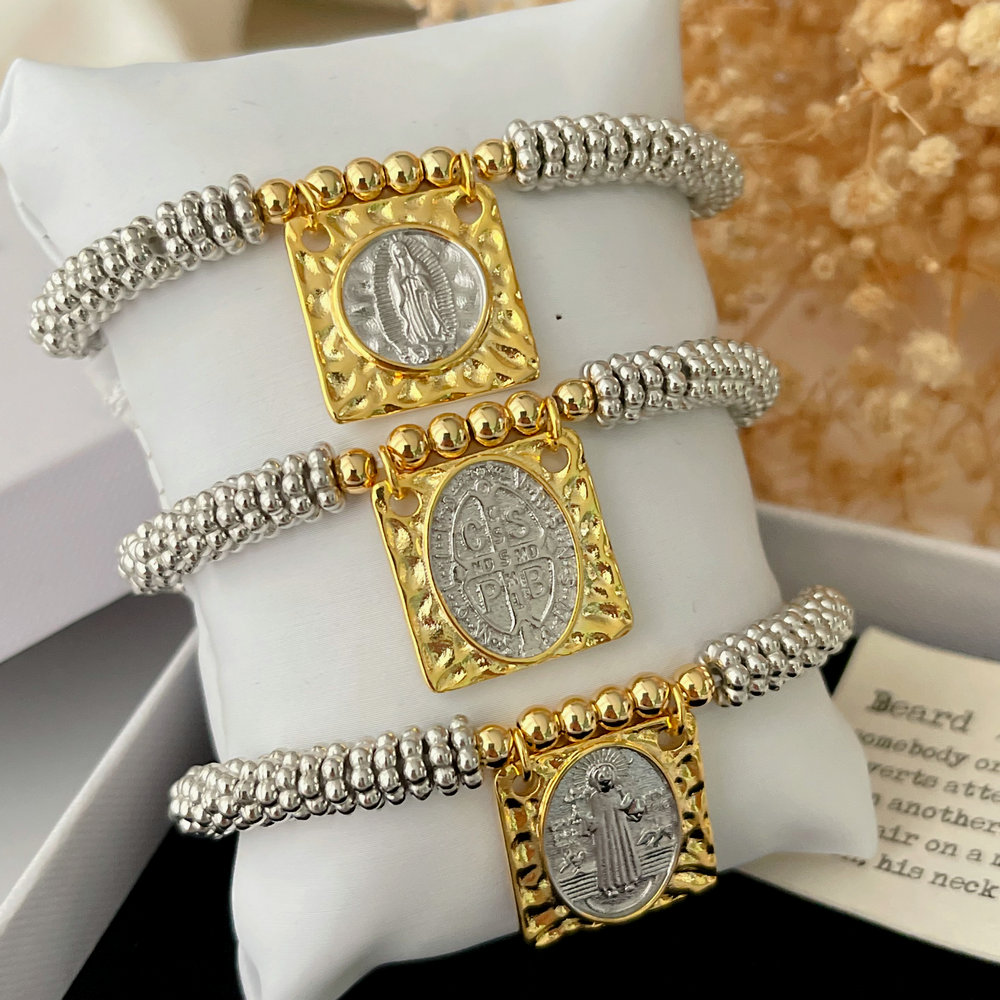 Religious pendant bracelets