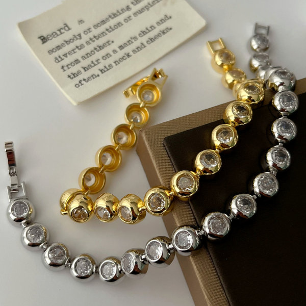Round zircon bracelet