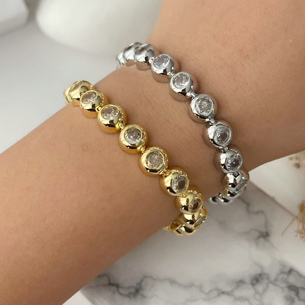 Round zircon bracelet