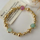 Gold ball bracelet