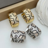 Leopard earrings