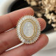 Oval religion pendant