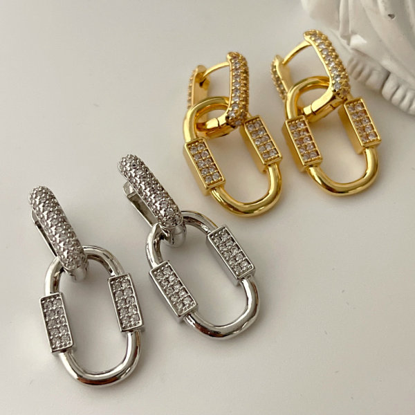 Pin earrings