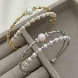 Fashion pearl bangle