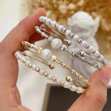 Fashion pearl bangle