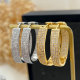 Pave zircon hoop