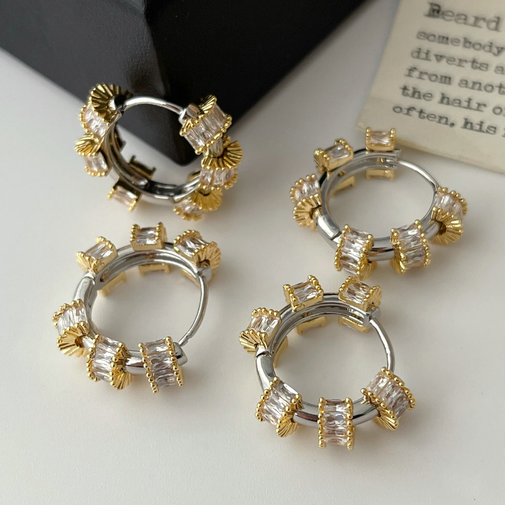 Pave zircon hoop