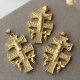 Metal cross charm