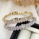 Pave fashion adjustable bracelet