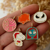 Enamel gost charm