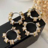 Pave zircon hoop