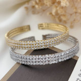 Pave crystal bangle