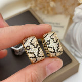 Leopard earrings