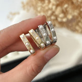 square pearl earrings