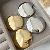 Chunky round earrings
