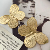 Chunky butterfly earrings