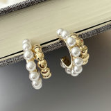 Pearl heart hoop