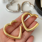 Chunky heart hoop